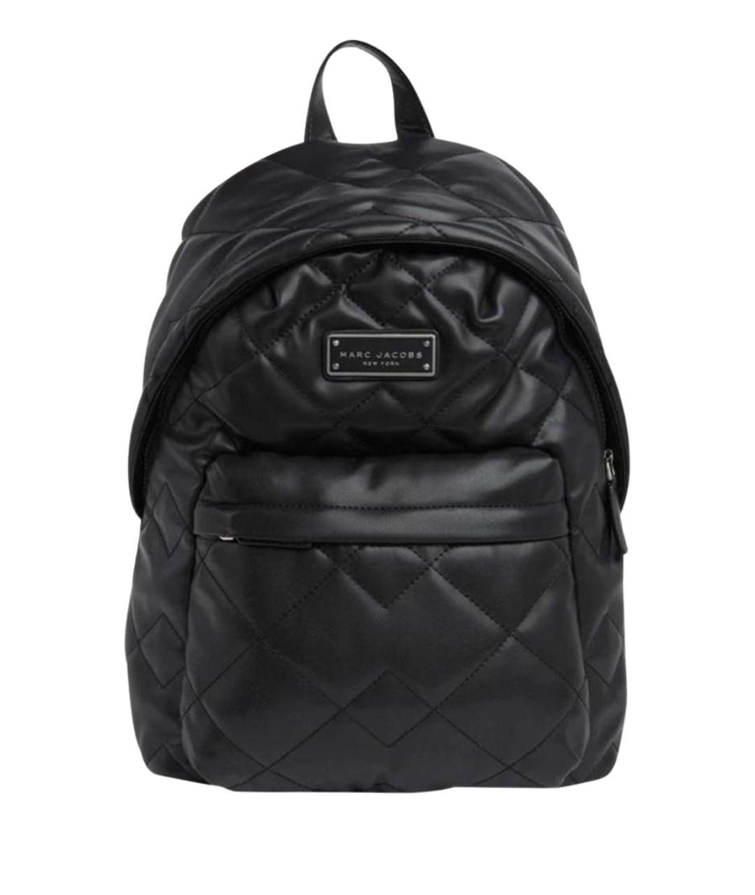 MARC JACOBS Черный кожаный рюкзак, фото 1