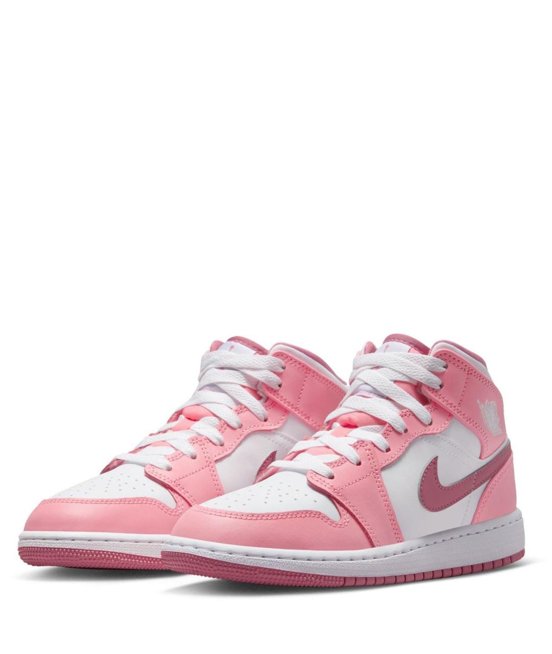 JORDAN Розовые кожаные кроссовки, фото 3