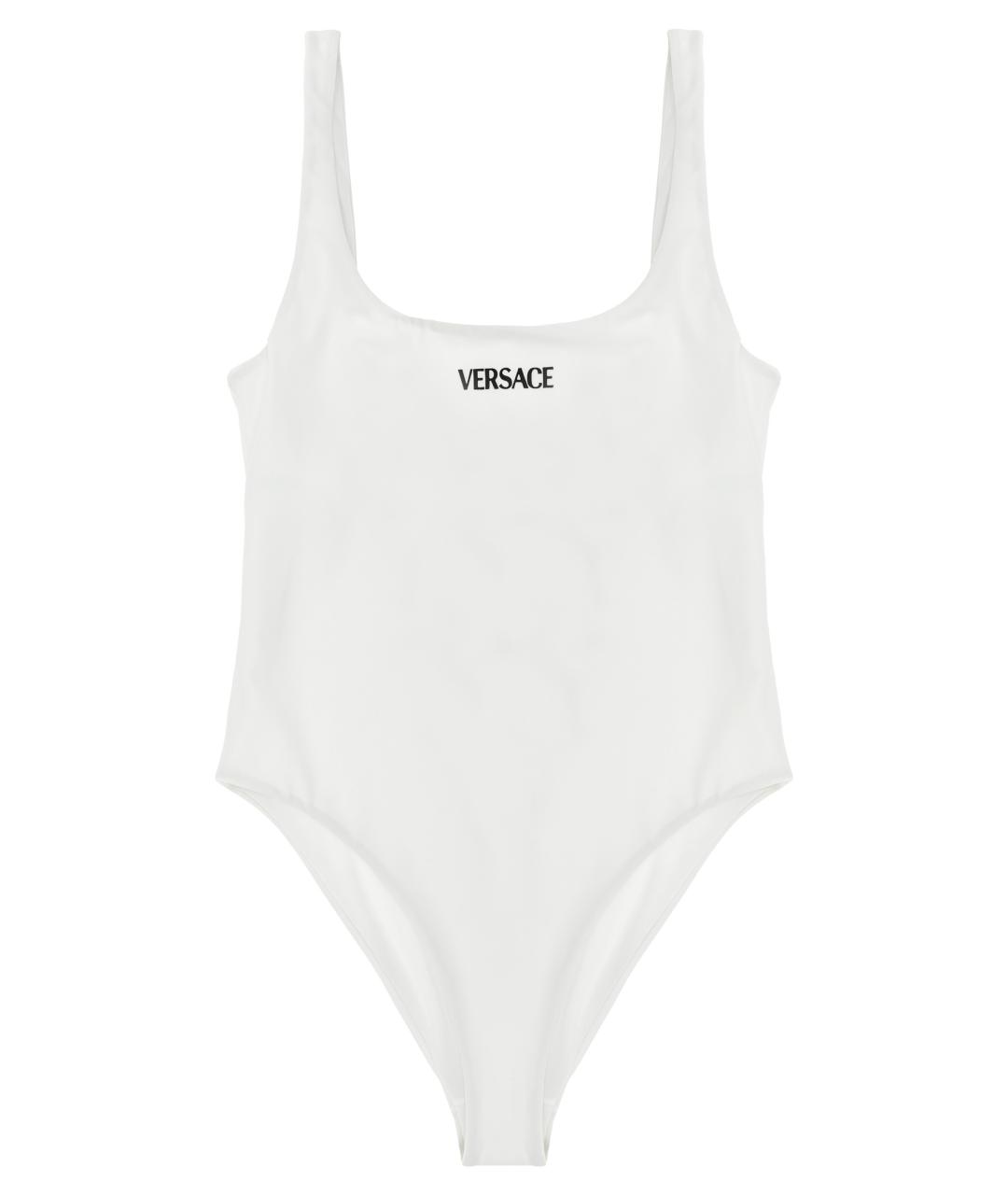 VERSACE Белый полиамидовый купальник, фото 1