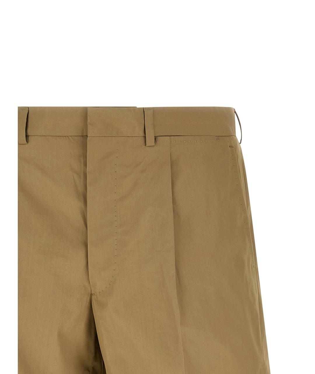 PRADA Бежевые хлопковые шорты, фото 3