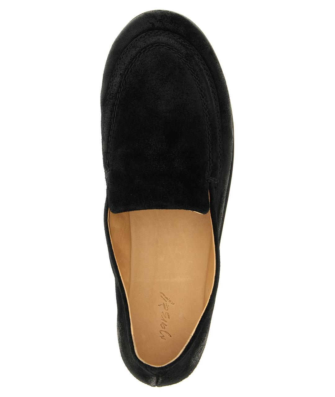 MARSELL Черные замшевые лоферы, фото 4