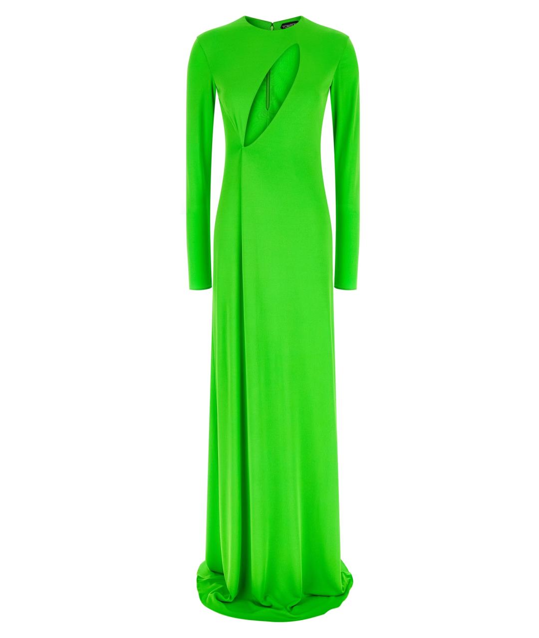 TOM FORD Зеленые вискозное вечернее платье, фото 1