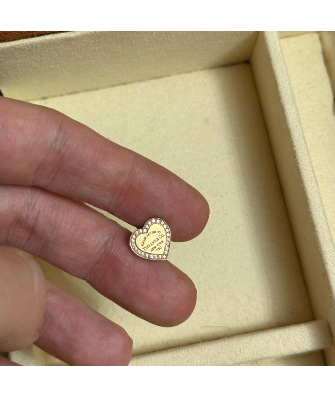 TIFFANY&CO Золотые серьги из желтого золота, фото 3