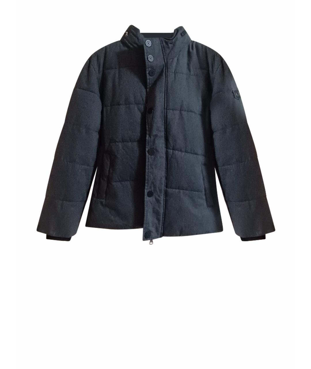 ARMANI JEANS Серая полиэстеровая куртка, фото 1