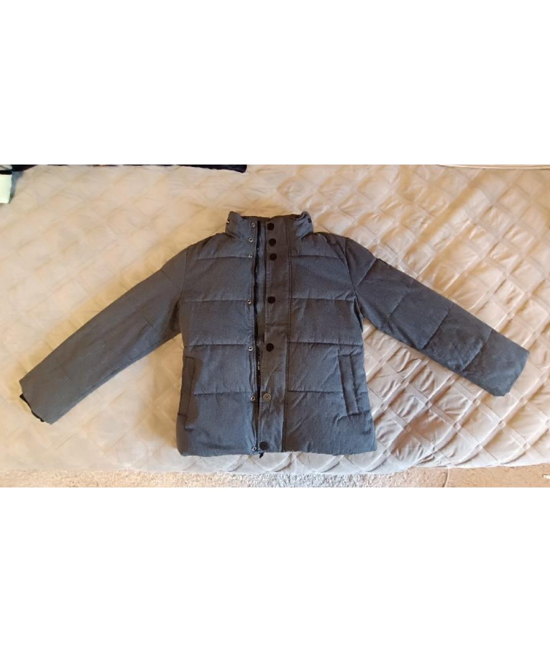 ARMANI JEANS Серая полиэстеровая куртка, фото 10