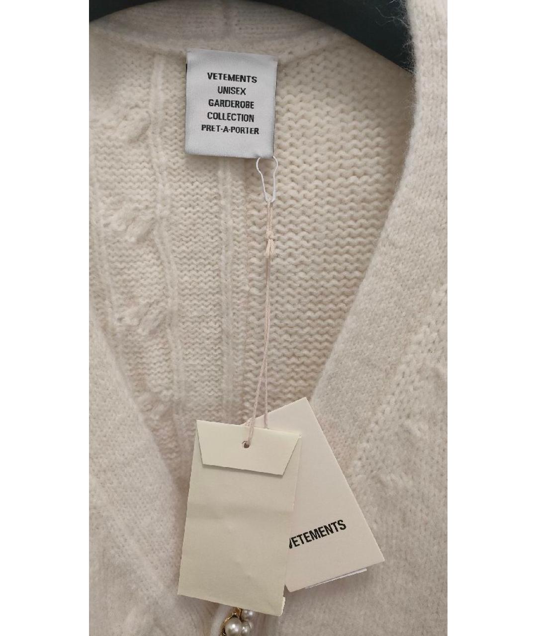 VETEMENTS Шерстяной кардиган, фото 3