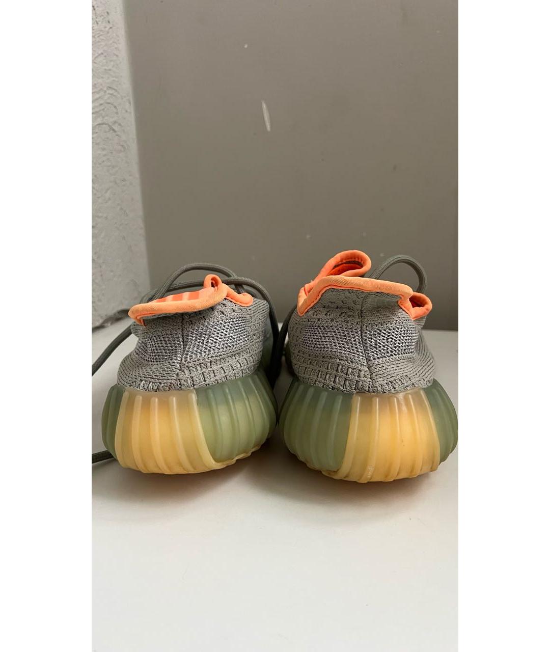 ADIDAS YEEZY Серые текстильные кроссовки, фото 4