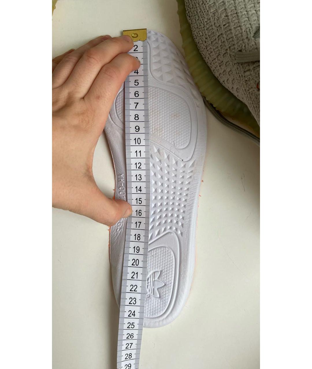 ADIDAS YEEZY Серые текстильные кроссовки, фото 7