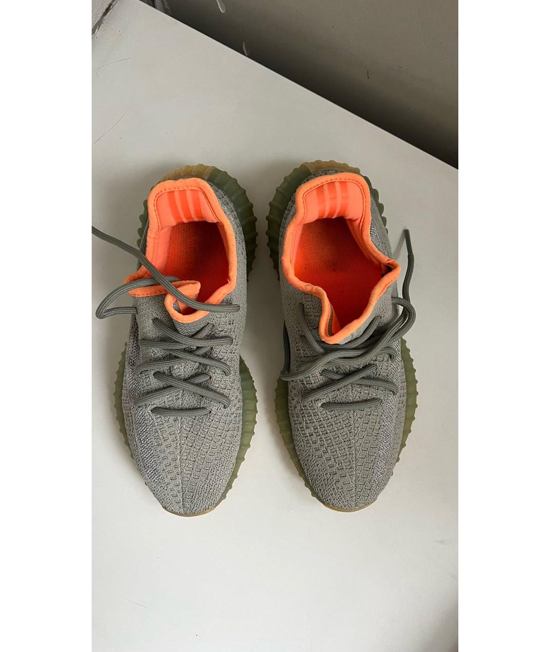 ADIDAS YEEZY Серые текстильные кроссовки, фото 2