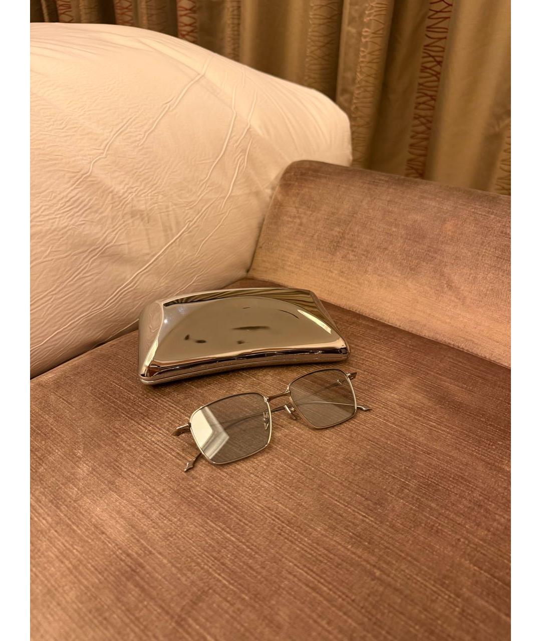 GENTLE MONSTER Серебряные металлические солнцезащитные очки, фото 2