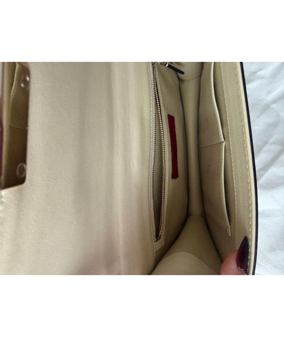 VALENTINO Кожаная сумка через плечо, фото 7