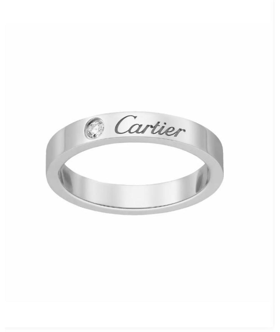 CARTIER Серебряное платиновое кольцо, фото 7