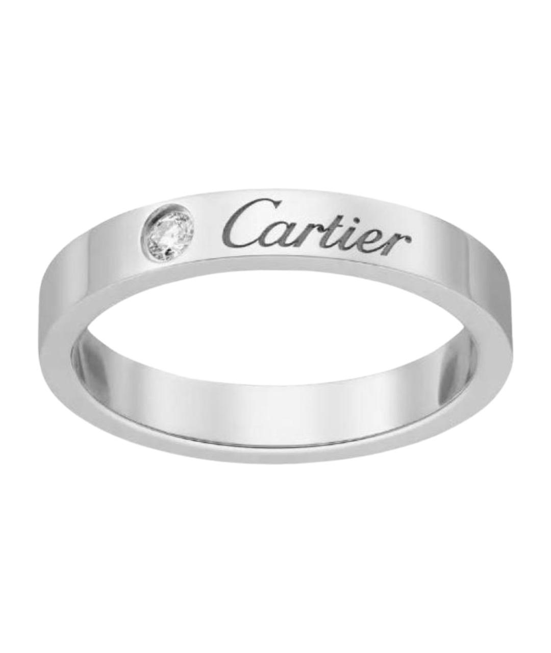 CARTIER Серебряное платиновое кольцо, фото 1
