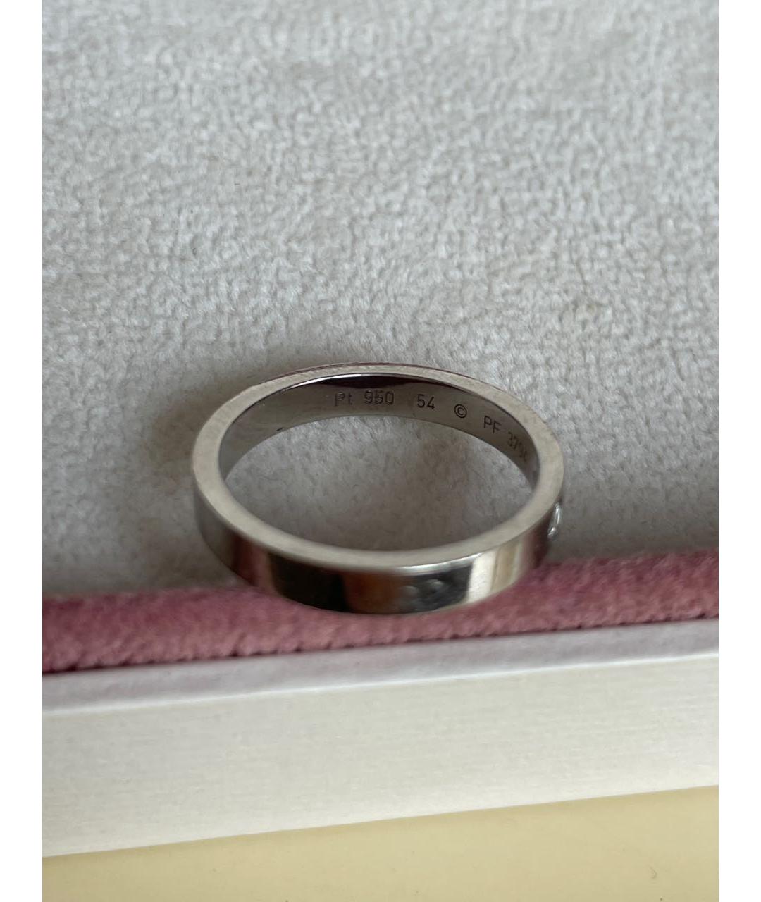CARTIER Серебряное платиновое кольцо, фото 4