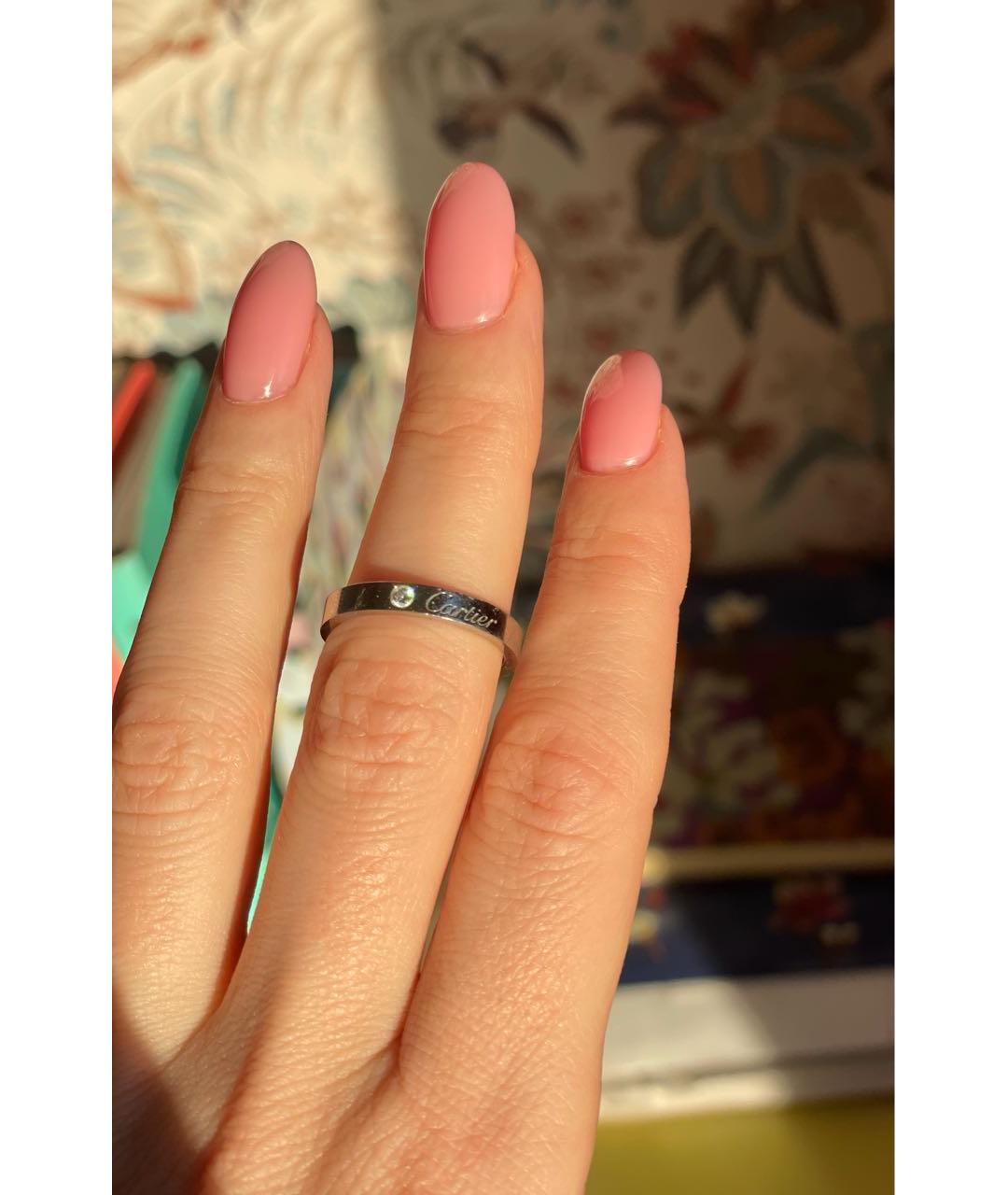 CARTIER Серебряное платиновое кольцо, фото 5