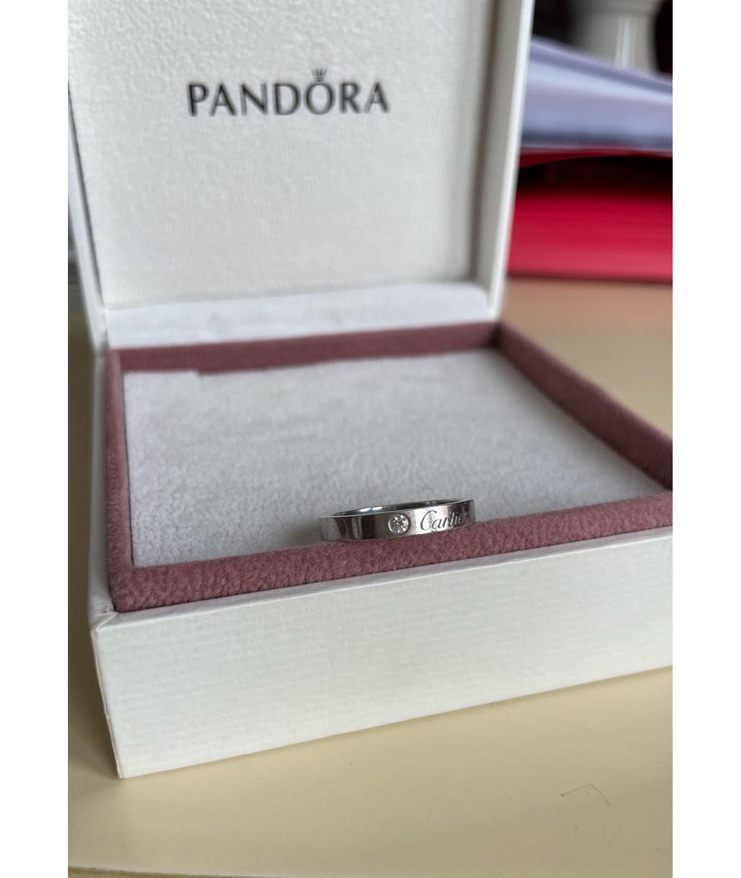 CARTIER Серебряное платиновое кольцо, фото 2