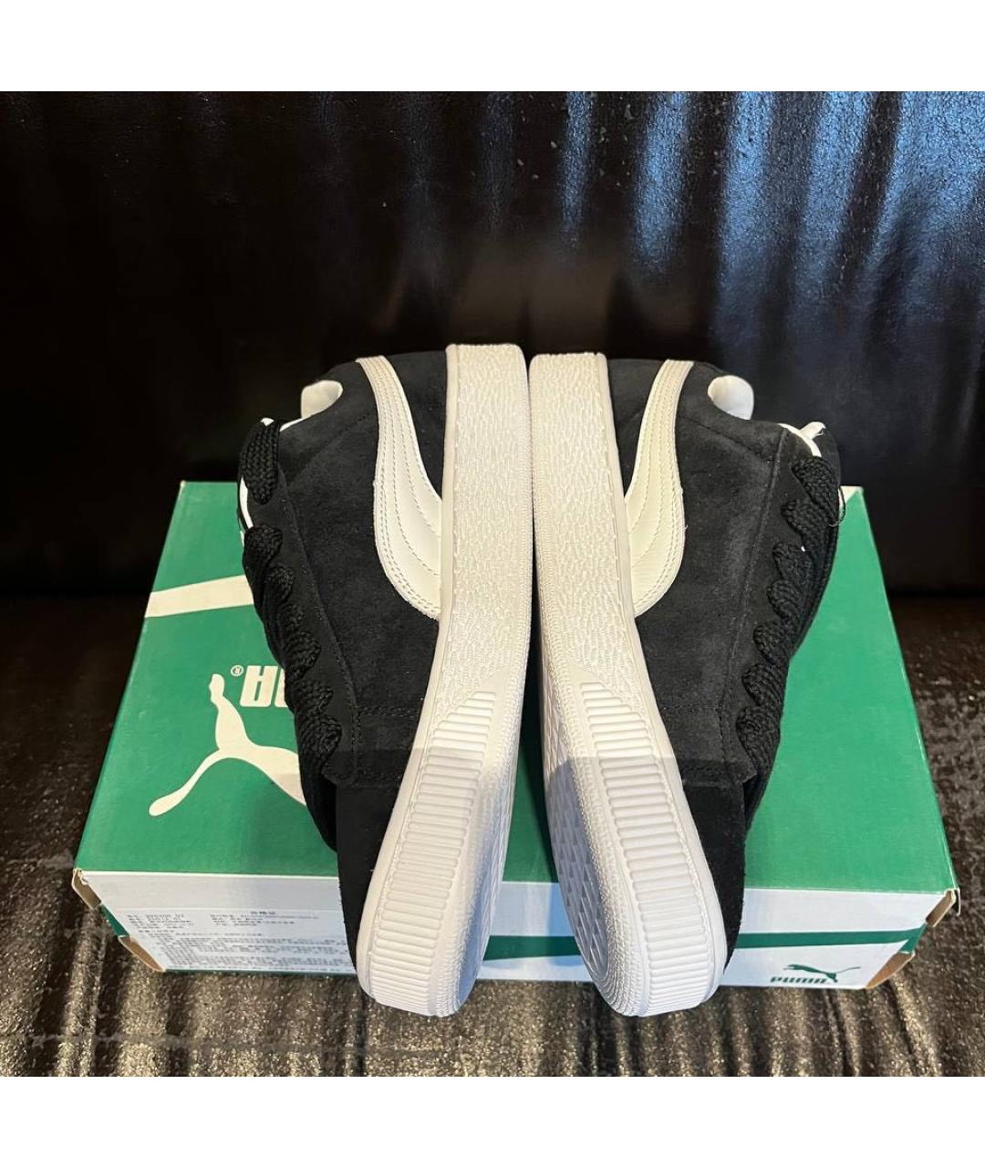 PUMA Черные замшевые кеды, фото 3