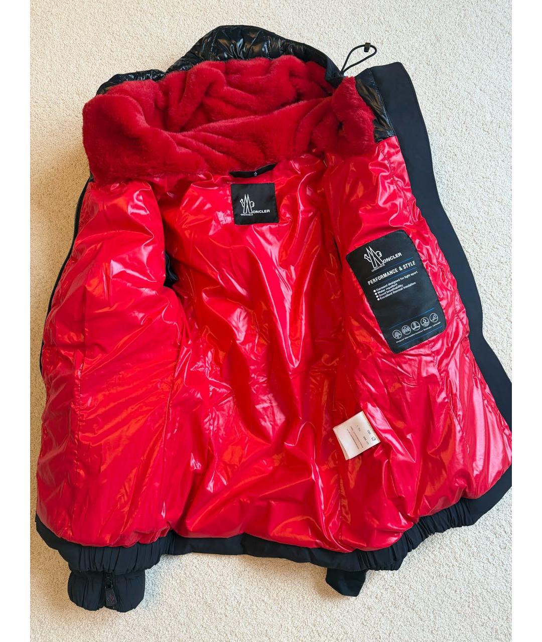 MONCLER GRENOBLE Черная полиамидовая куртка, фото 2