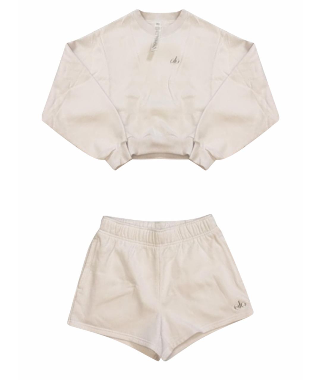 ALO YOGA Белый костюм с юбками, фото 1