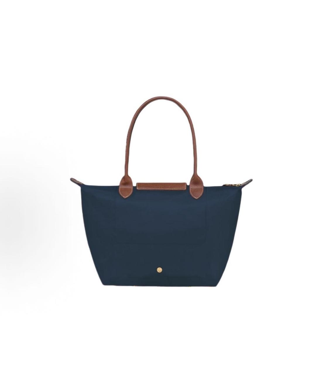 LONGCHAMP Темно-синяя тканевая сумка через плечо, фото 5