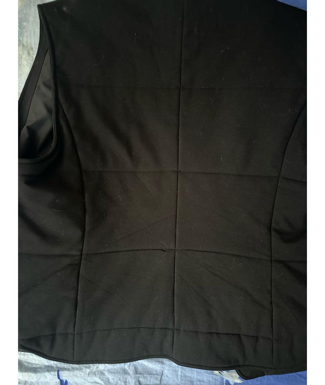 DOLCE&GABBANA Черный атласный жилет, фото 2