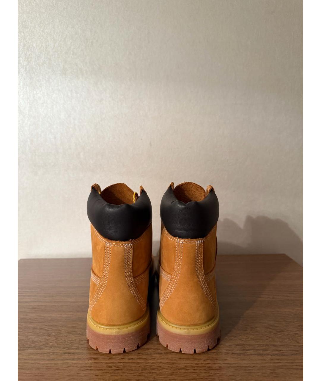 TIMBERLAND Коричневые нубуковые ботинки, фото 4