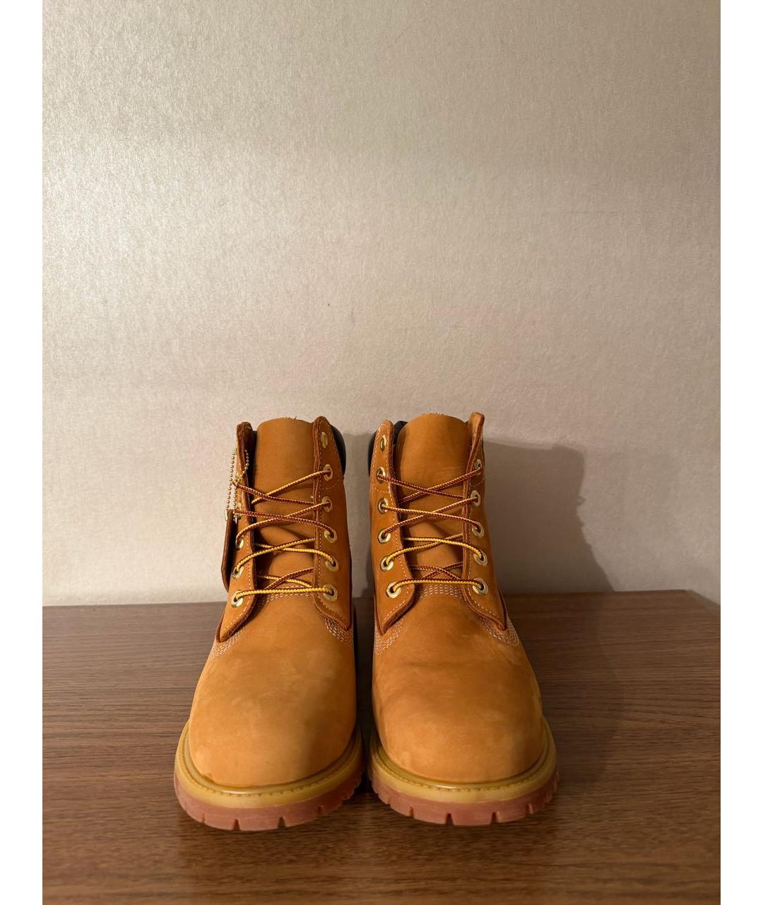 TIMBERLAND Коричневые нубуковые ботинки, фото 2