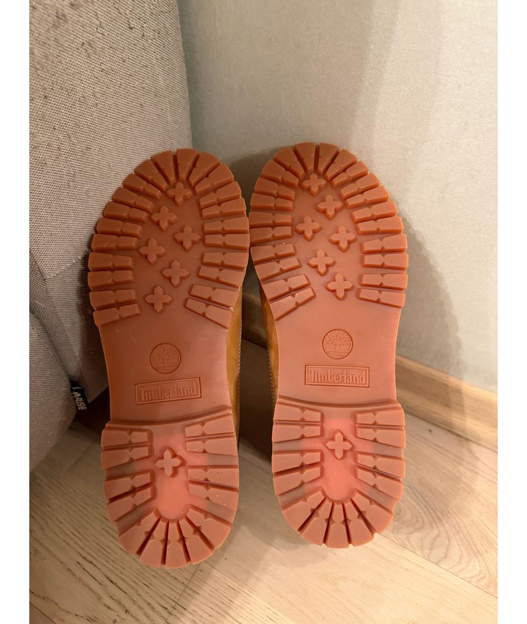 TIMBERLAND Коричневые нубуковые ботинки, фото 5