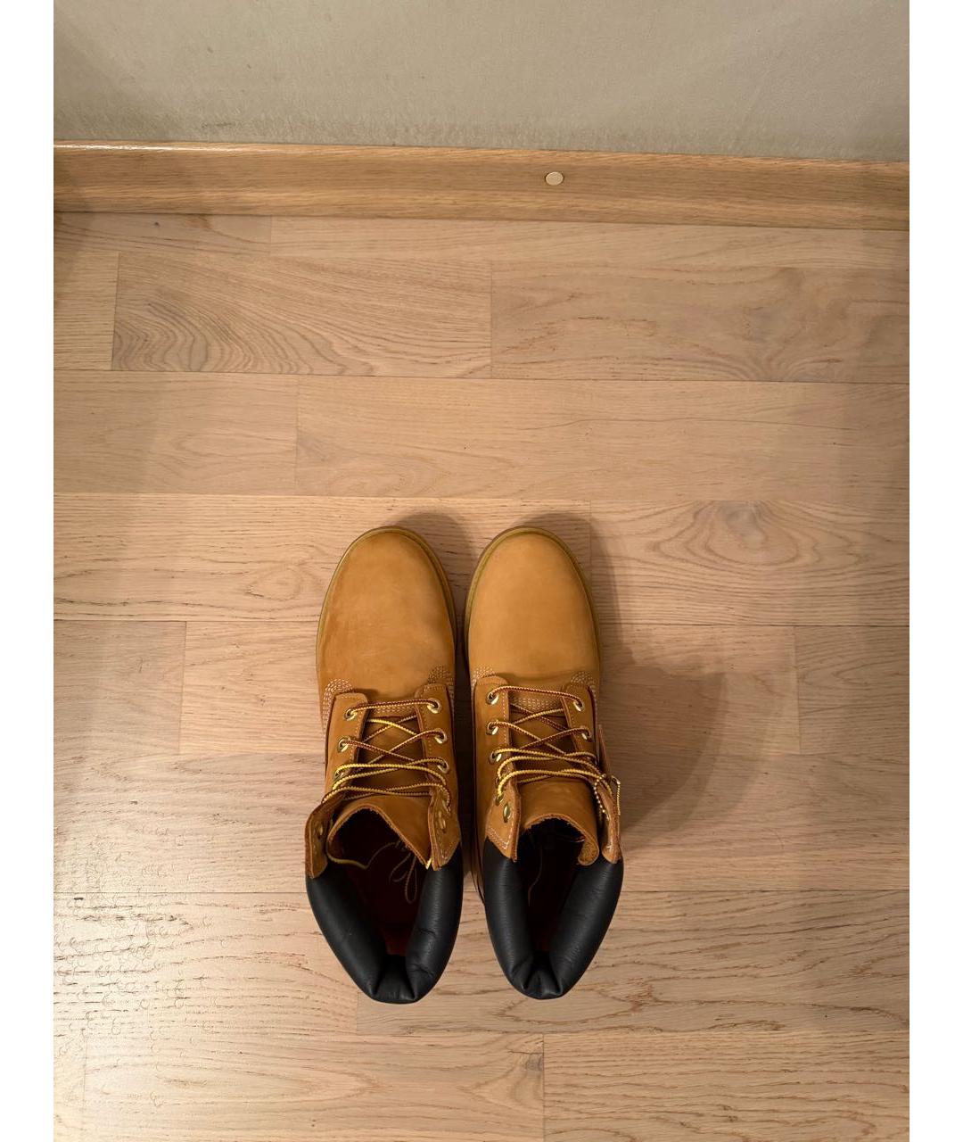 TIMBERLAND Коричневые нубуковые ботинки, фото 3