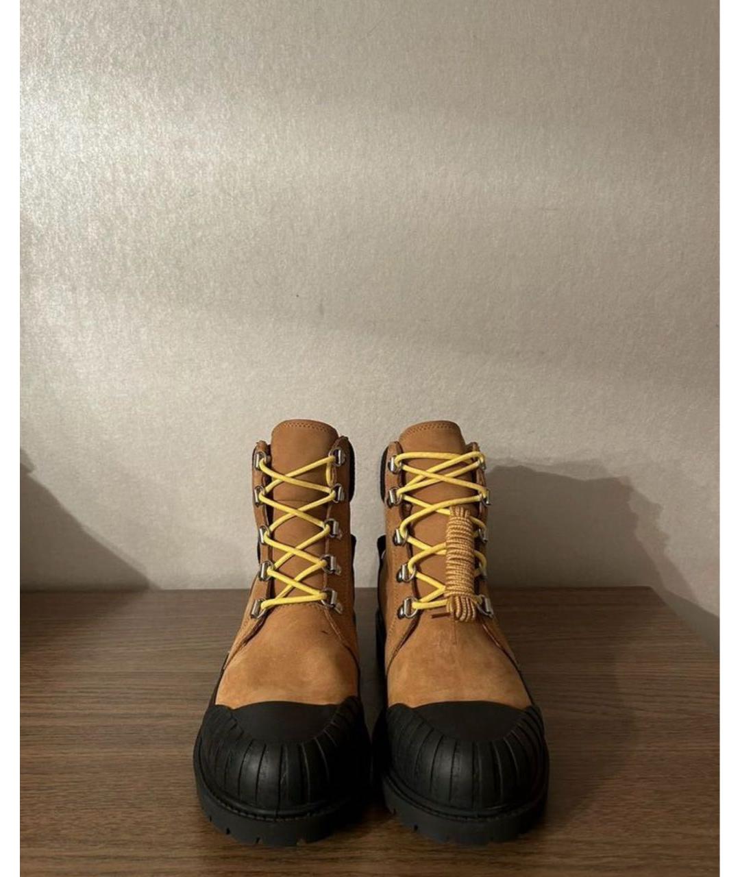 TIMBERLAND Желтые нубуковые ботинки, фото 2