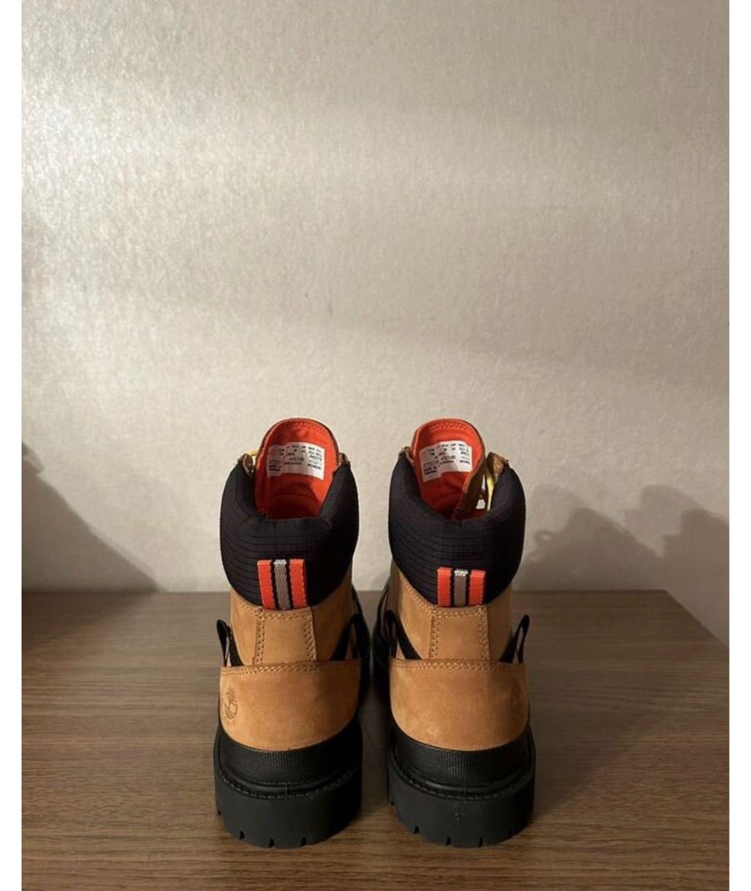 TIMBERLAND Желтые нубуковые ботинки, фото 4