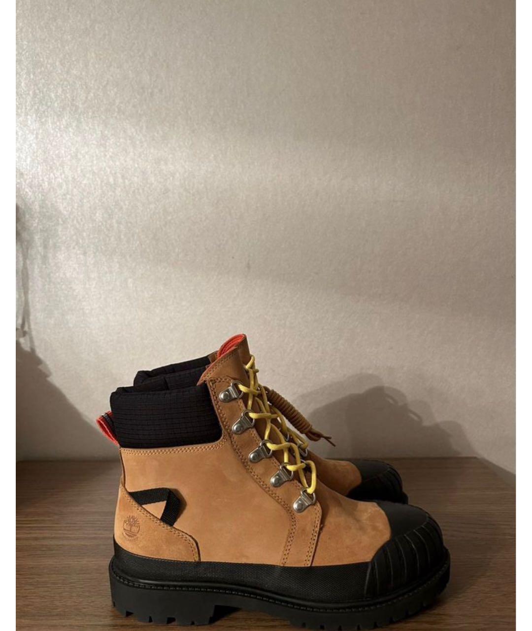 TIMBERLAND Желтые нубуковые ботинки, фото 7