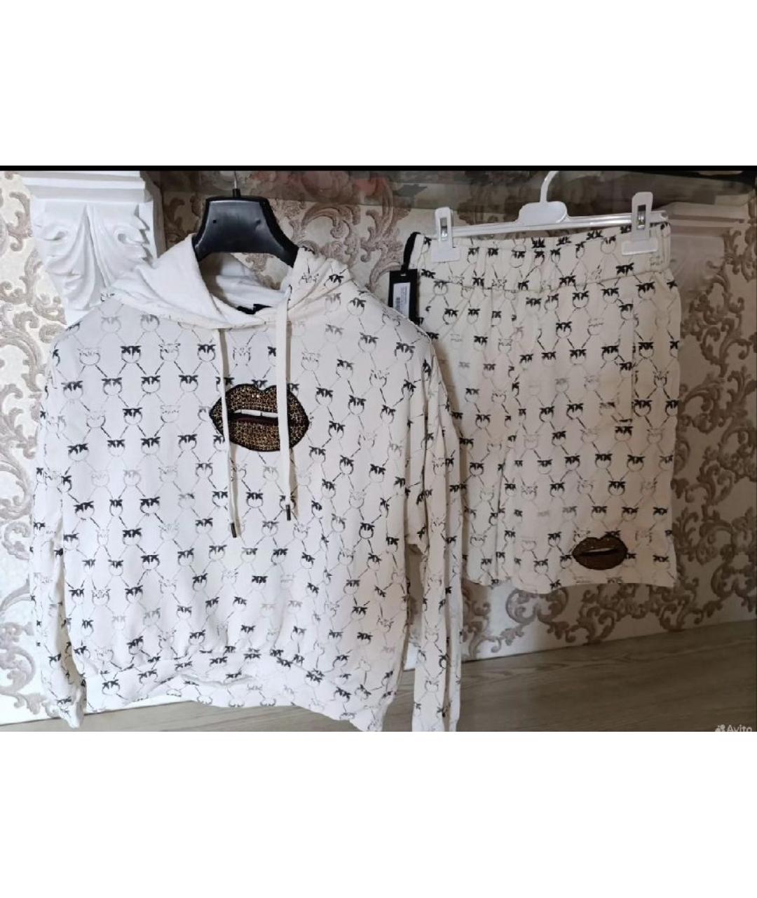 PINKO Белый хлопковый спортивные костюмы, фото 5