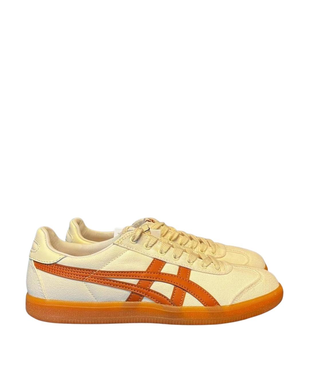 ONITSUKA TIGER Бежевые текстильные кеды, фото 1