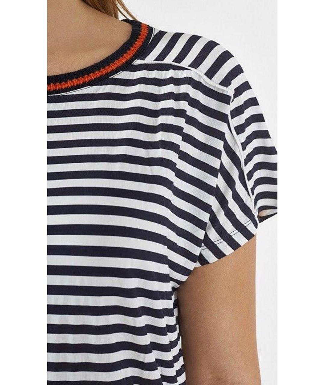 BOGNER Синяя ацетатная футболка, фото 3