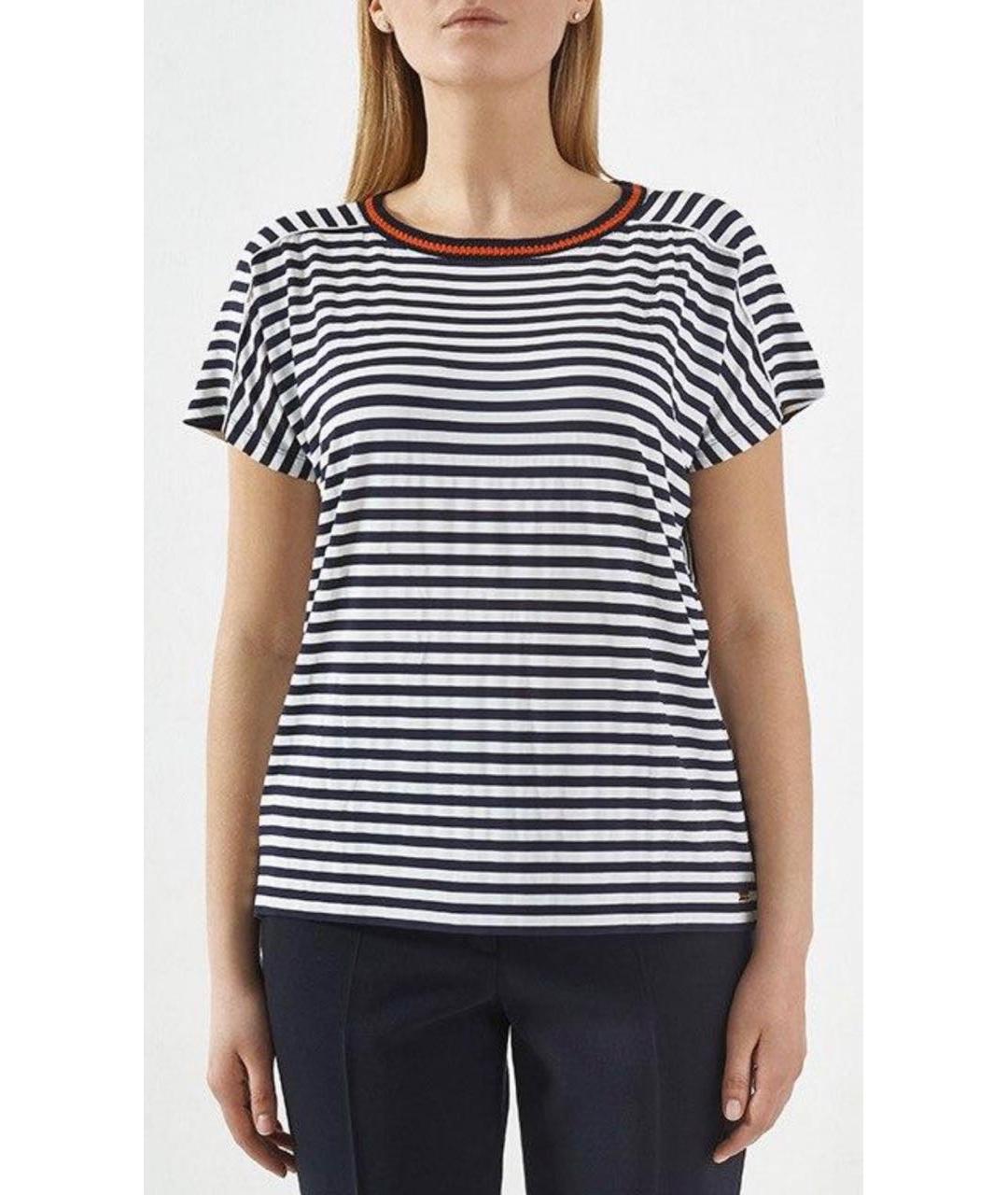 BOGNER Синяя ацетатная футболка, фото 2