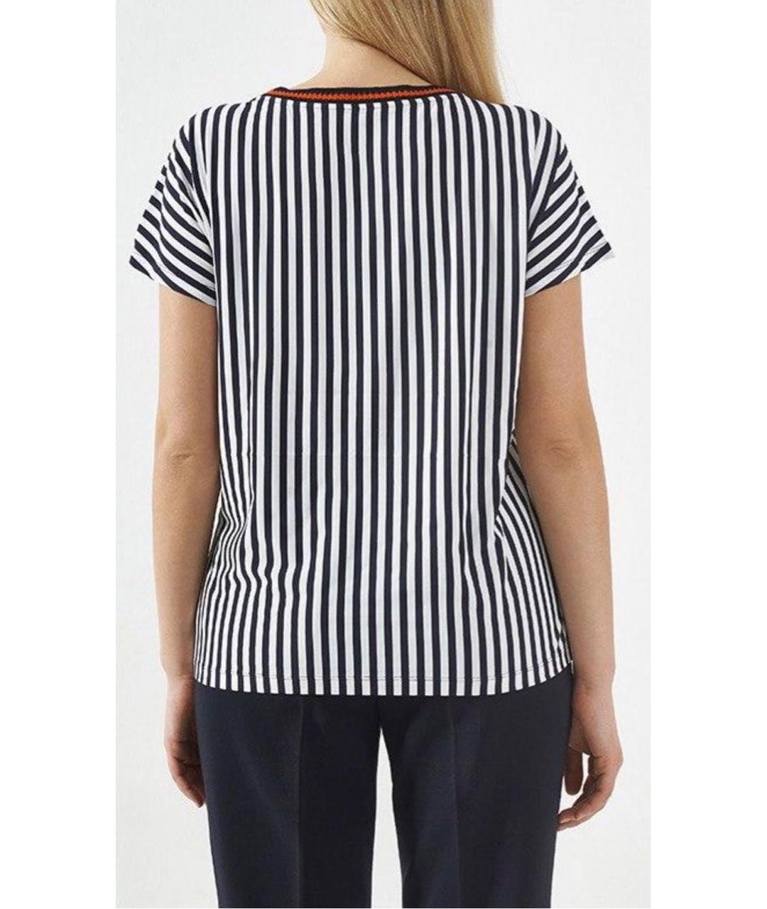 BOGNER Синяя ацетатная футболка, фото 4