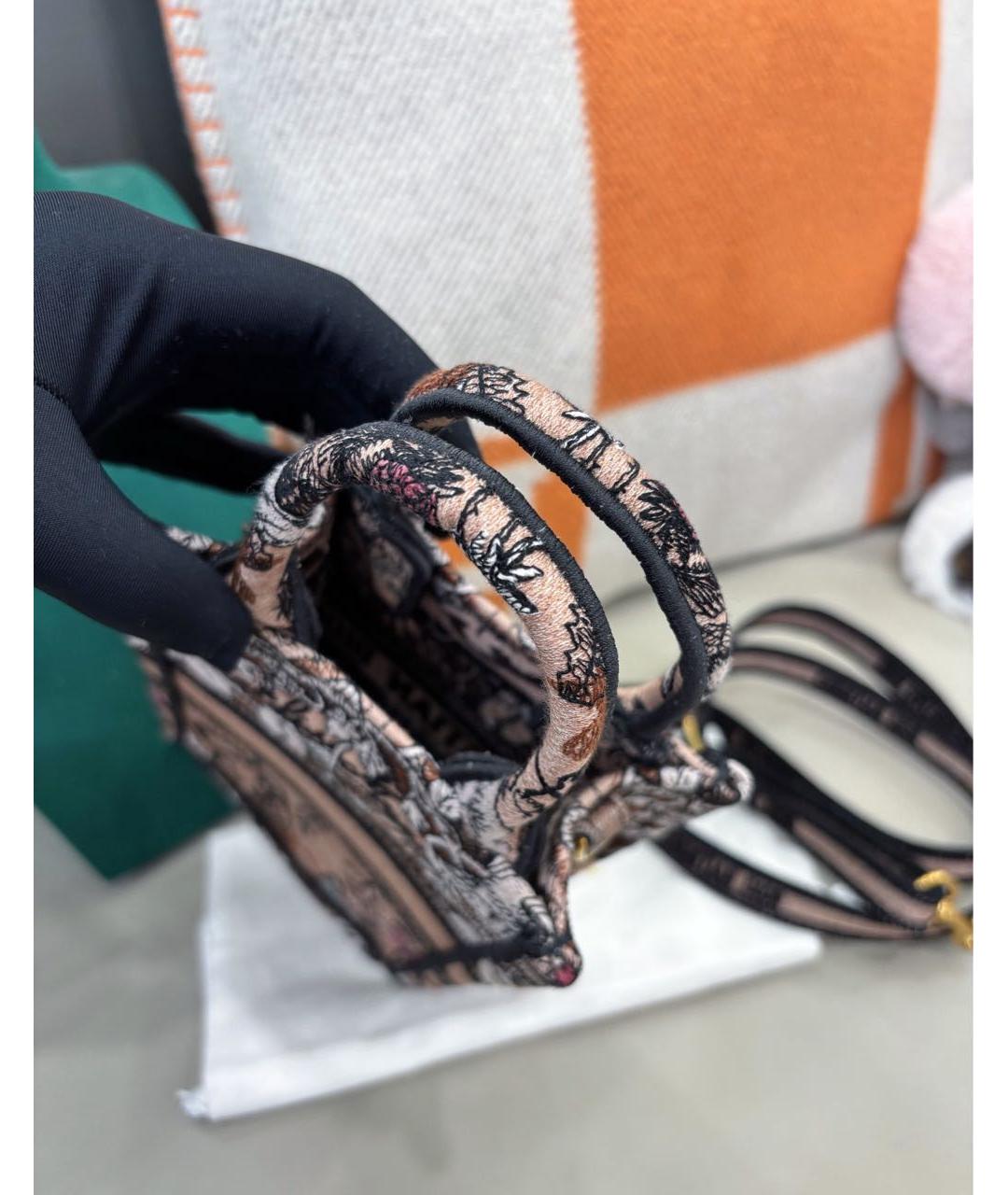CHRISTIAN DIOR Мульти жаккардовая сумка с короткими ручками, фото 7