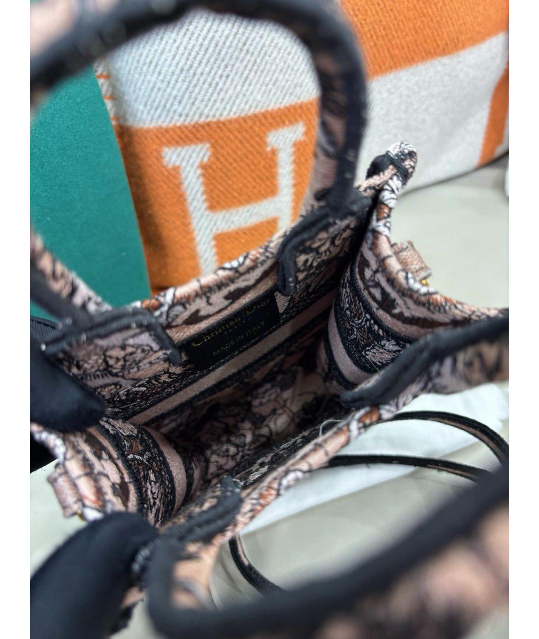 CHRISTIAN DIOR Мульти жаккардовая сумка с короткими ручками, фото 8