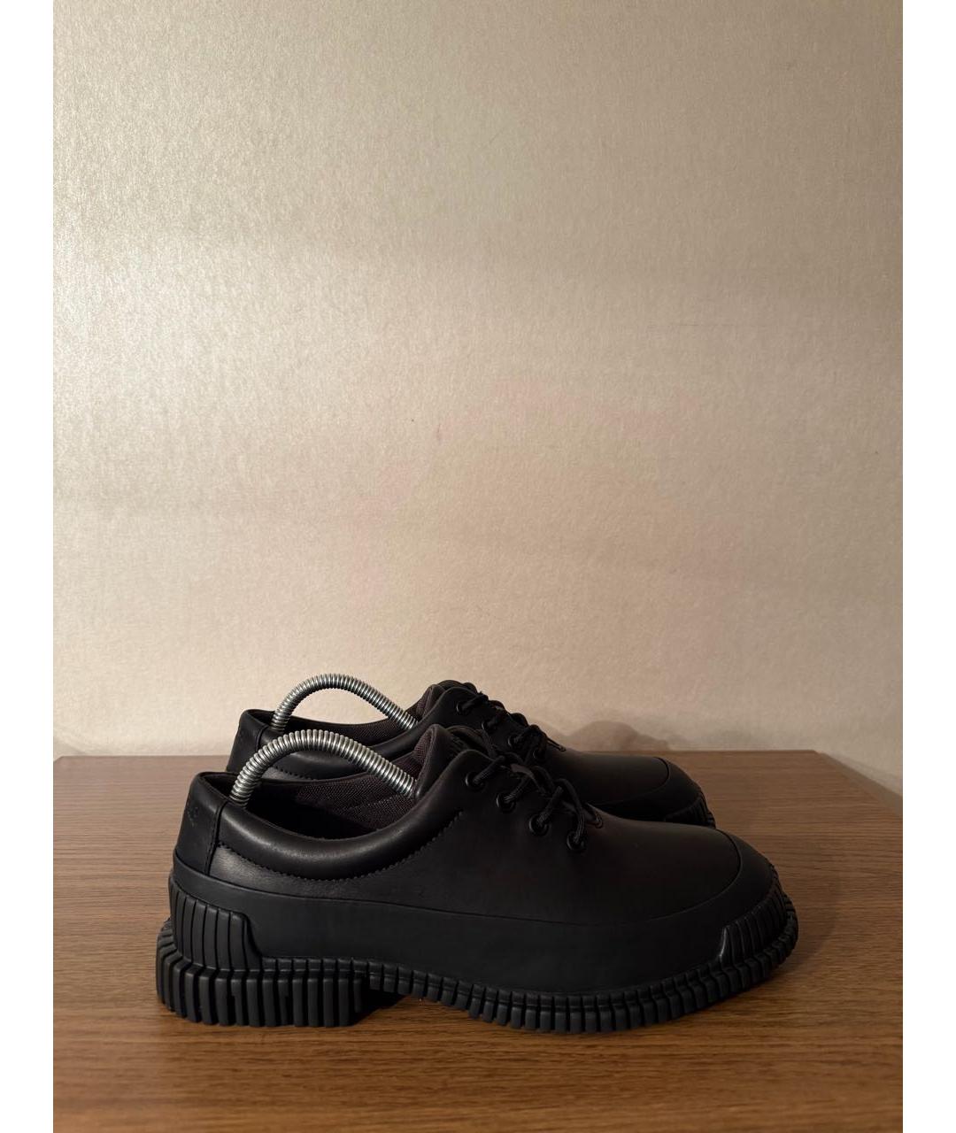 Camper Черные кожаные низкие ботинки, фото 7