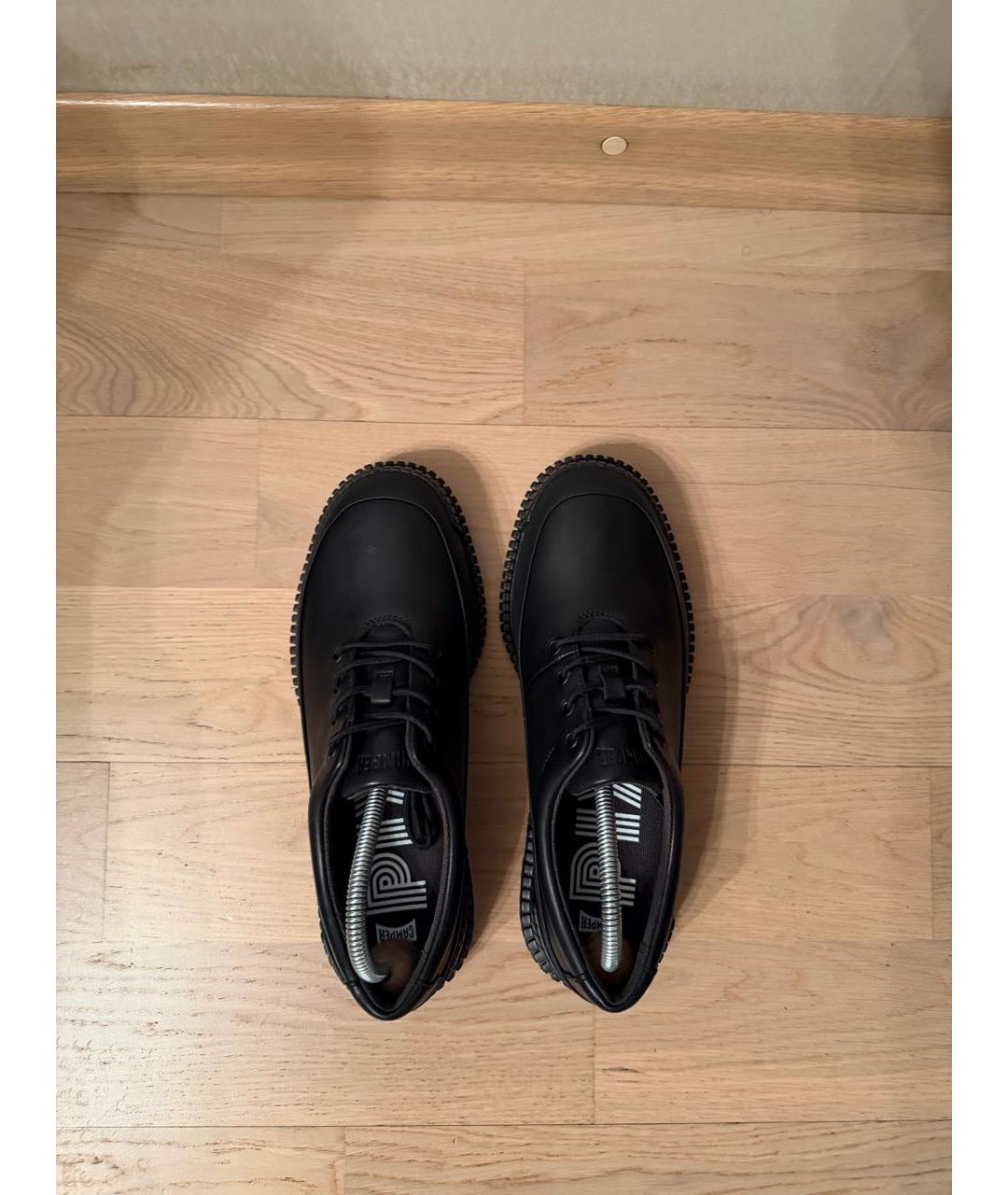 Camper Черные кожаные низкие ботинки, фото 3