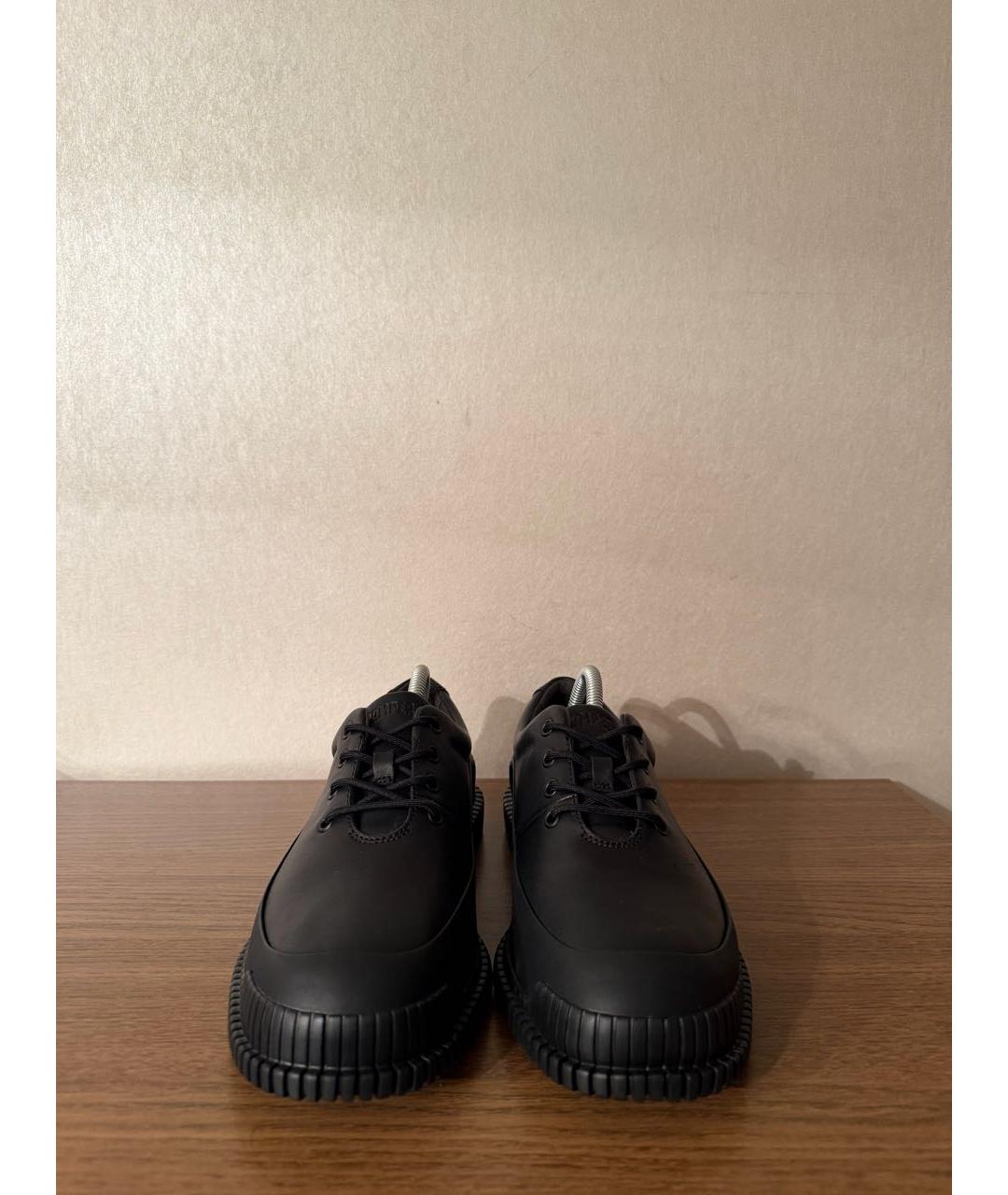 Camper Черные кожаные низкие ботинки, фото 2