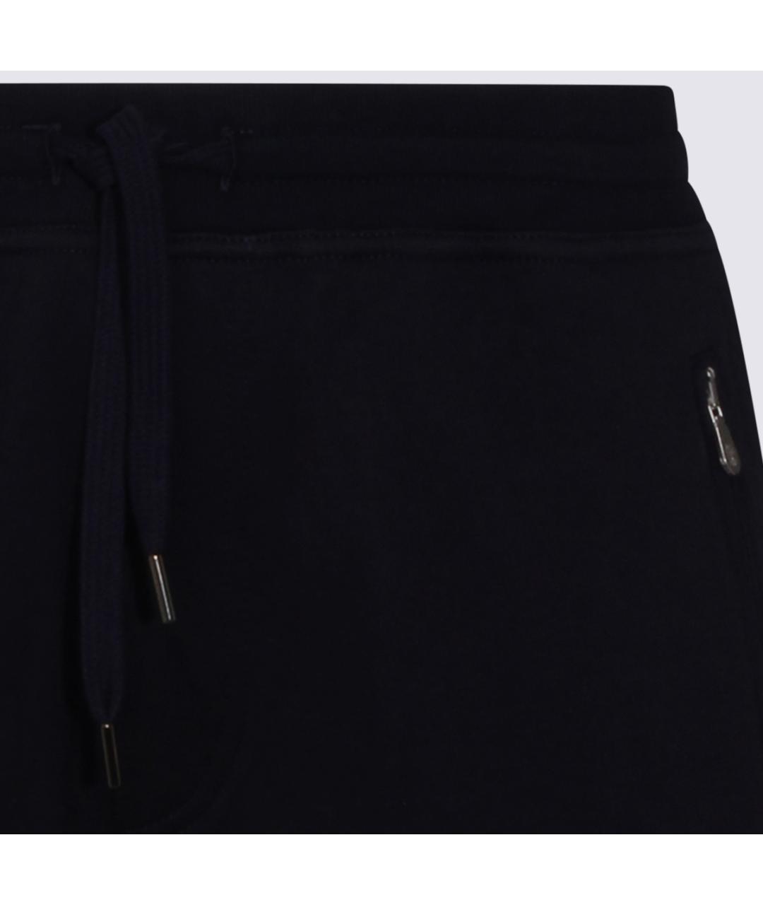 BRUNELLO CUCINELLI Черные хлопковые шорты, фото 2