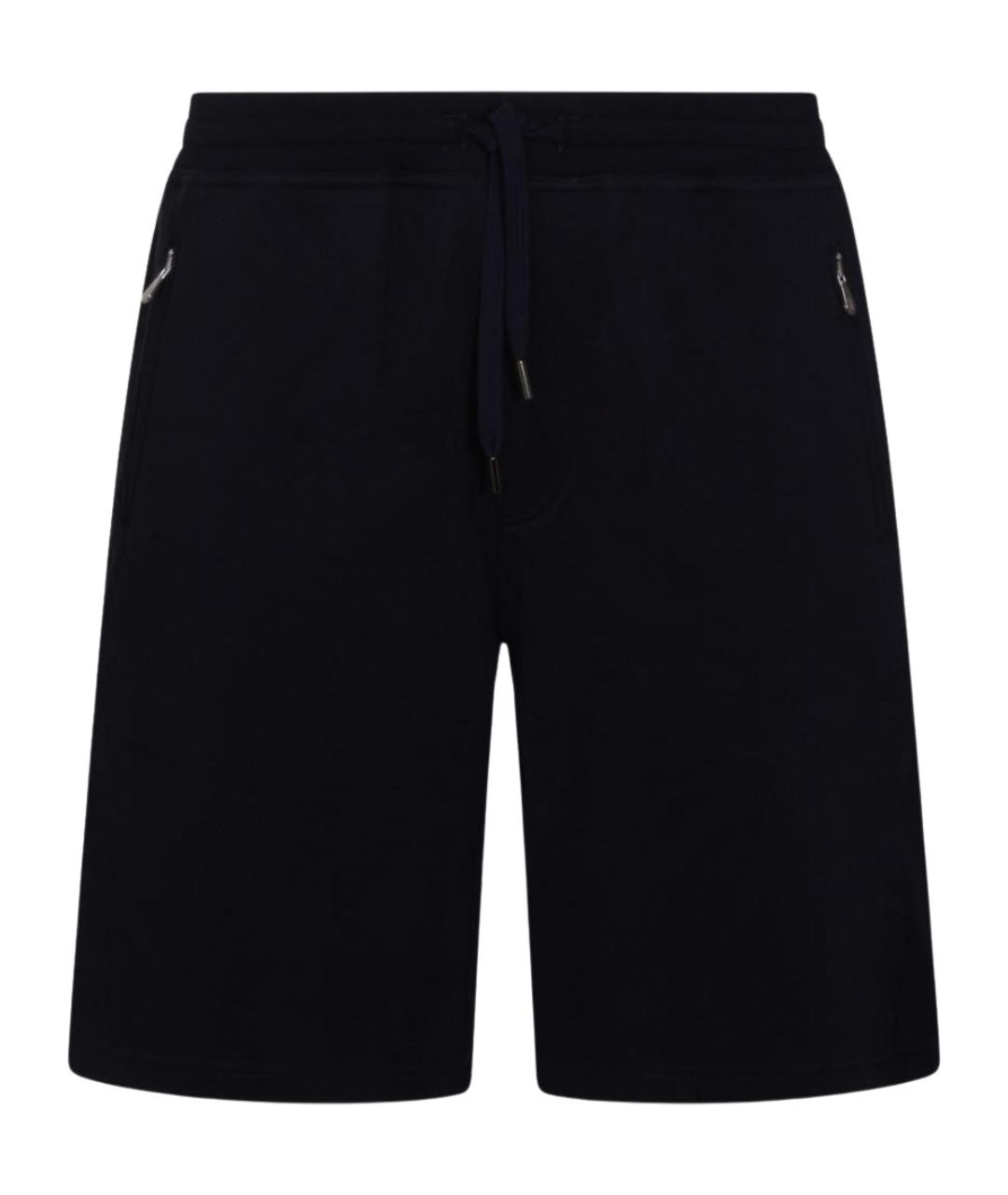 BRUNELLO CUCINELLI Черные хлопковые шорты, фото 1