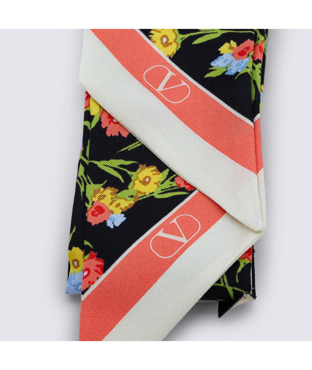 VALENTINO Мульти шелковый шарф, фото 2