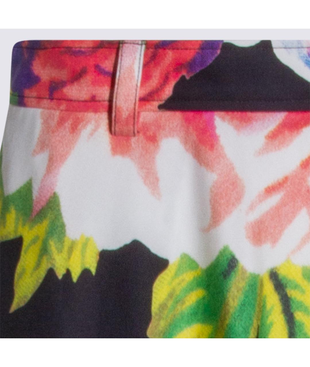 MOSCHINO Мульти хлопковая юбка миди, фото 3