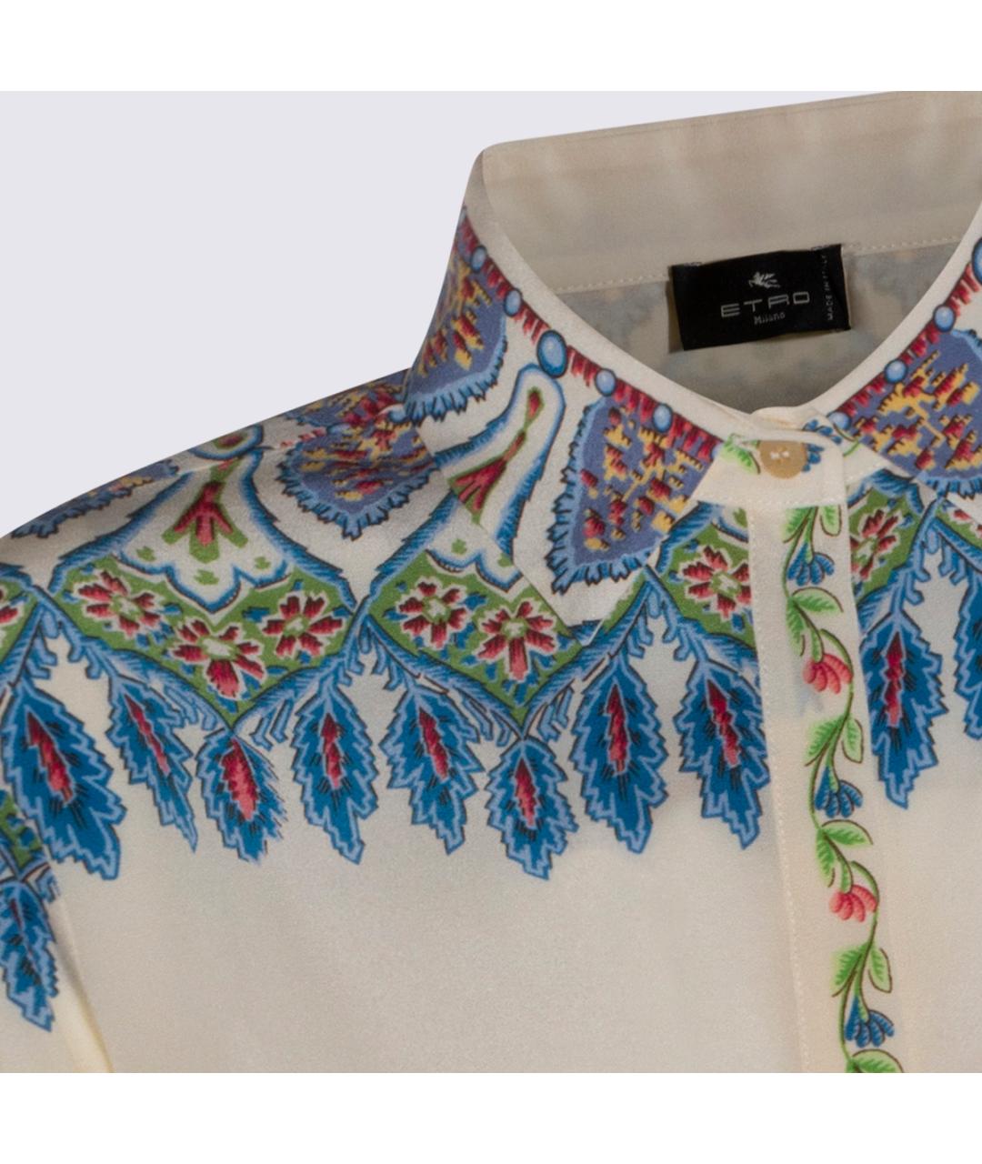 ETRO Мульти шелковая рубашка, фото 4