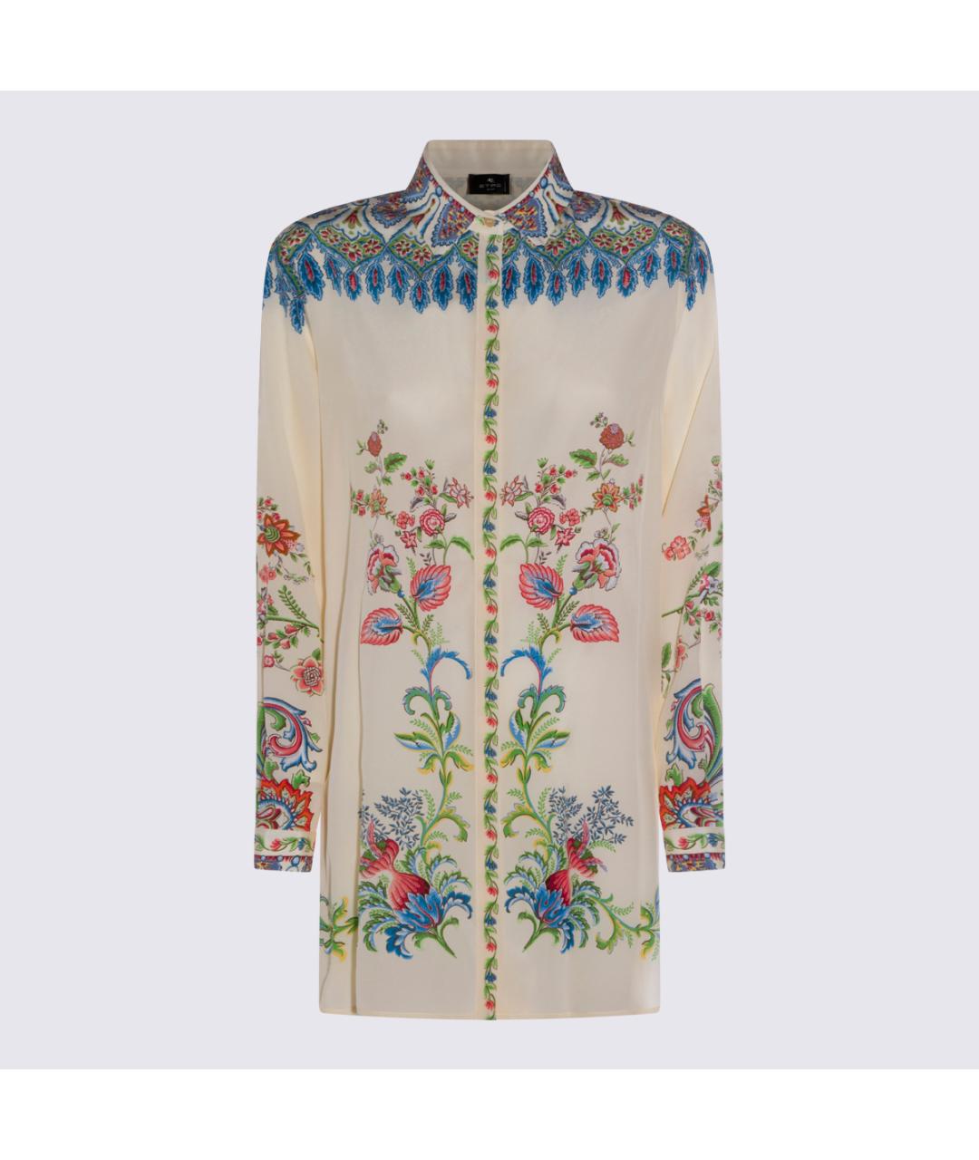 ETRO Мульти шелковая рубашка, фото 5