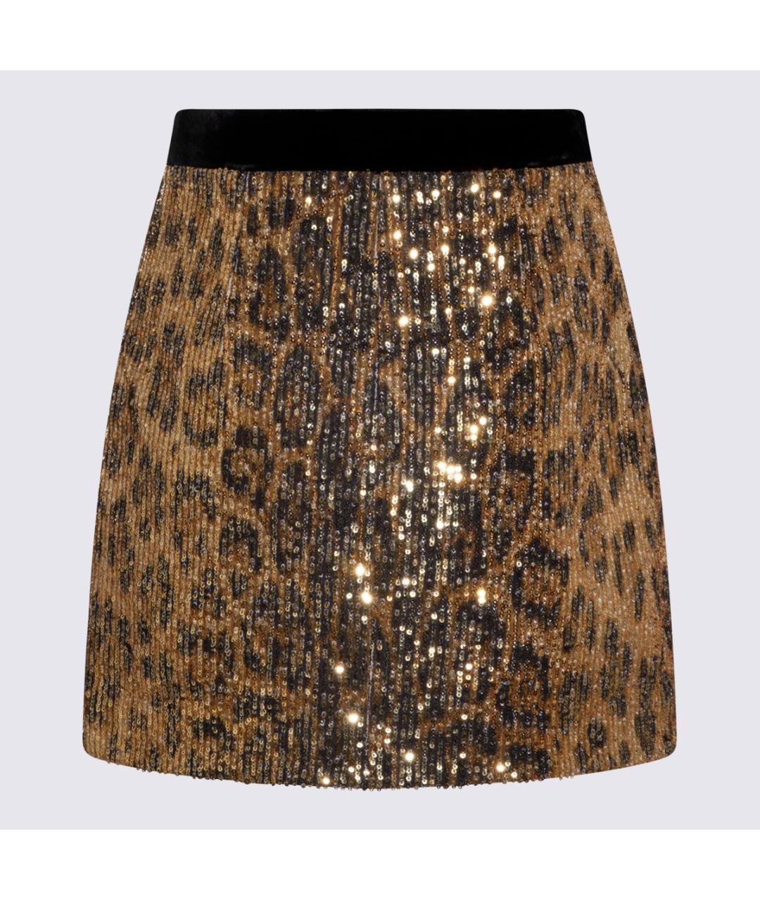 ROBERTO CAVALLI Мульти полиэстеровая юбка миди, фото 2