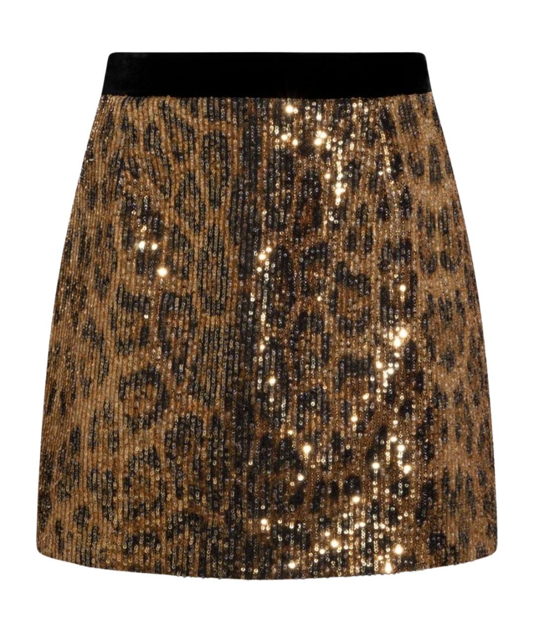 ROBERTO CAVALLI Мульти полиэстеровая юбка миди, фото 1